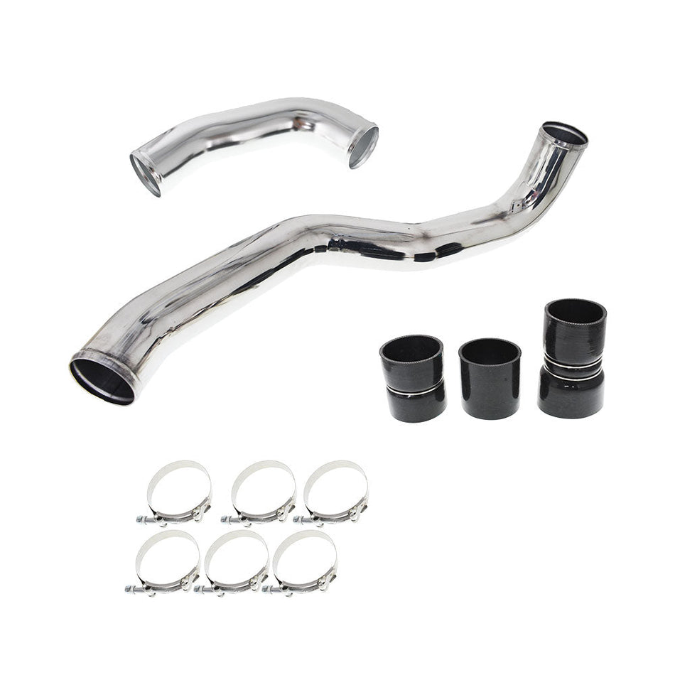 labwork Hot Side Intercooler Pipe Kit For 08-10 Ford Super Duty Powerstroke Diesel 6.4L Lab Work Auto