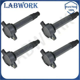 labwork Ignition Coil C1587 UF557 4Pcs For 2007-17 Dodge Jeep Compass 2.0L 2.4L