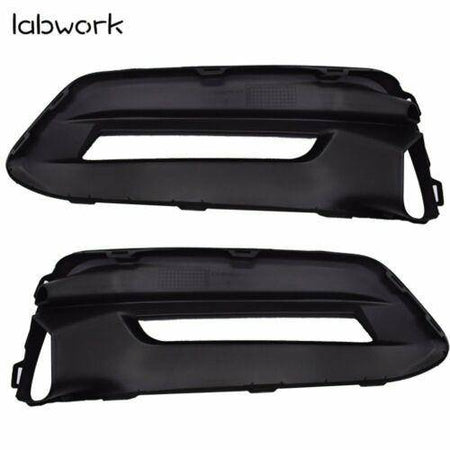 labwork LED Bumper Fog Lights Lamps Bezel Kit For 18-19 Honda Accord Sedan Lab Work Auto