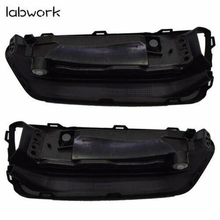 labwork LED Bumper Fog Lights Lamps Bezel Kit For 18-19 Honda Accord Sedan Lab Work Auto