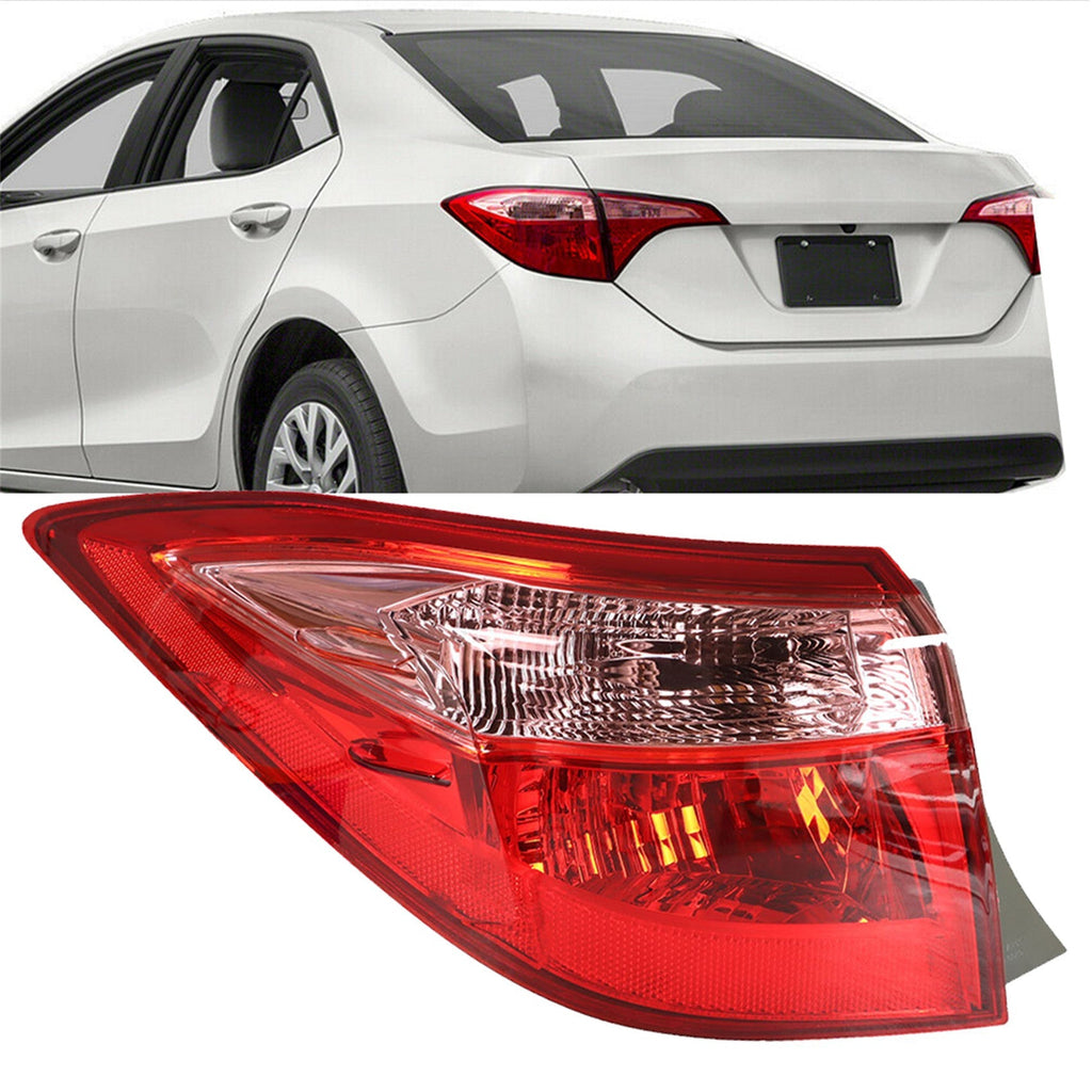 labwork Left Driver Side LH Tail Light Assembly Replacement for 2017-2019 Toyota Corolla CE/L/LE/LE ECO Models TO2804130 8156002B00 Lab Work Auto