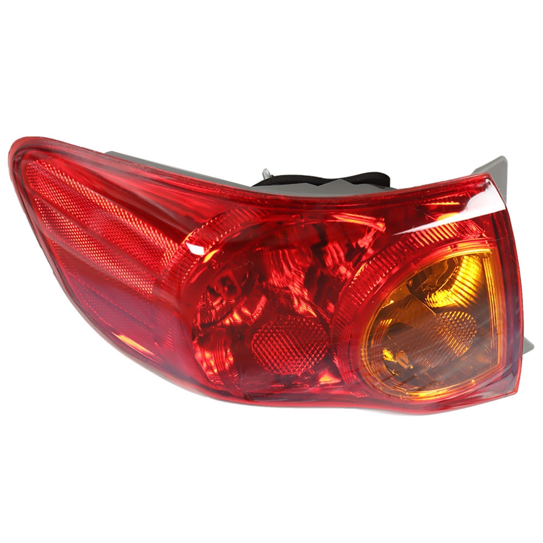 labwork Left Driver Side LH Tail Light Lamp Assembly Replacement for 2009 2010 Toyota Corolla Outer Rear 8156002460 TO2800175 Lab Work Auto