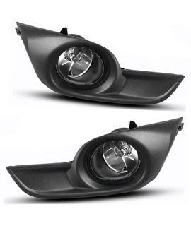 labwork Left&Right Fog Lights Lamps w/Switch+Harness Kit For 2013-2015 Nissan Altima