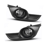 labwork Left&Right Fog Lights Lamps w/Switch+Harness Kit For 2013-2015 Nissan Altima