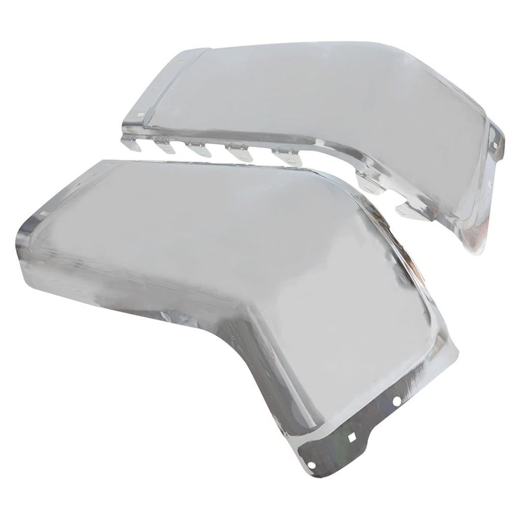 labwork Left&Right Rear Bumper End Caps Set Replacement For 2007-2013 Silverado Sierra Lab Work Auto