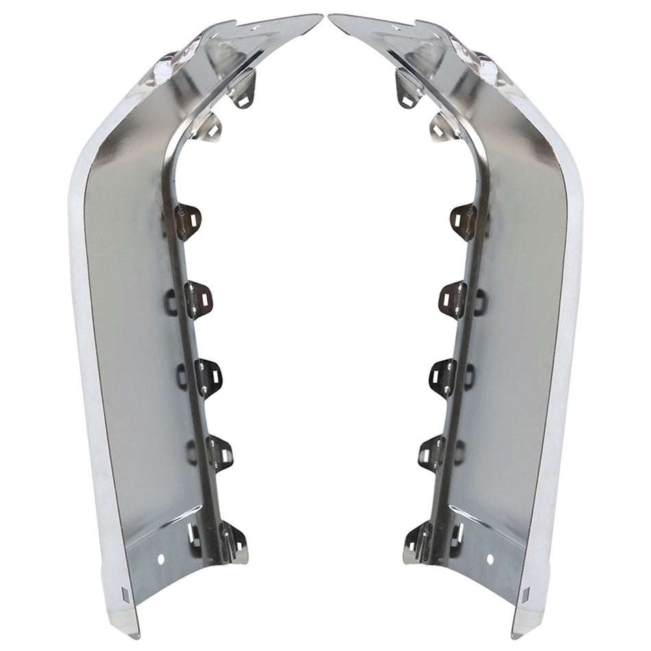 labwork Left&Right Rear Bumper End Caps Set Replacement For 2007-2013 Silverado Sierra Lab Work Auto