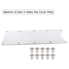 Load image into Gallery viewer, labwork Low Profile LS Gen 3 Valley Pan Cover Plate Replacement for LSX LS1 LM7 LR4 LQ4 LS6 L59 LQ9 LM4 L33 551629 Lab Work Auto