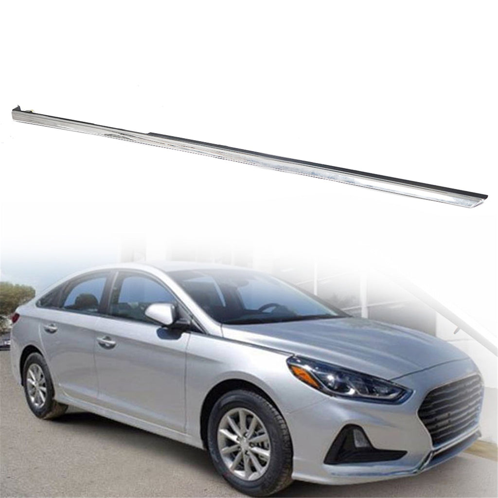 labwork New Front Right Passenger Side Fender Chrome Molding Trim Replacement for Hyundai Sonata 2018 2019 87772-C1500 Lab Work Auto