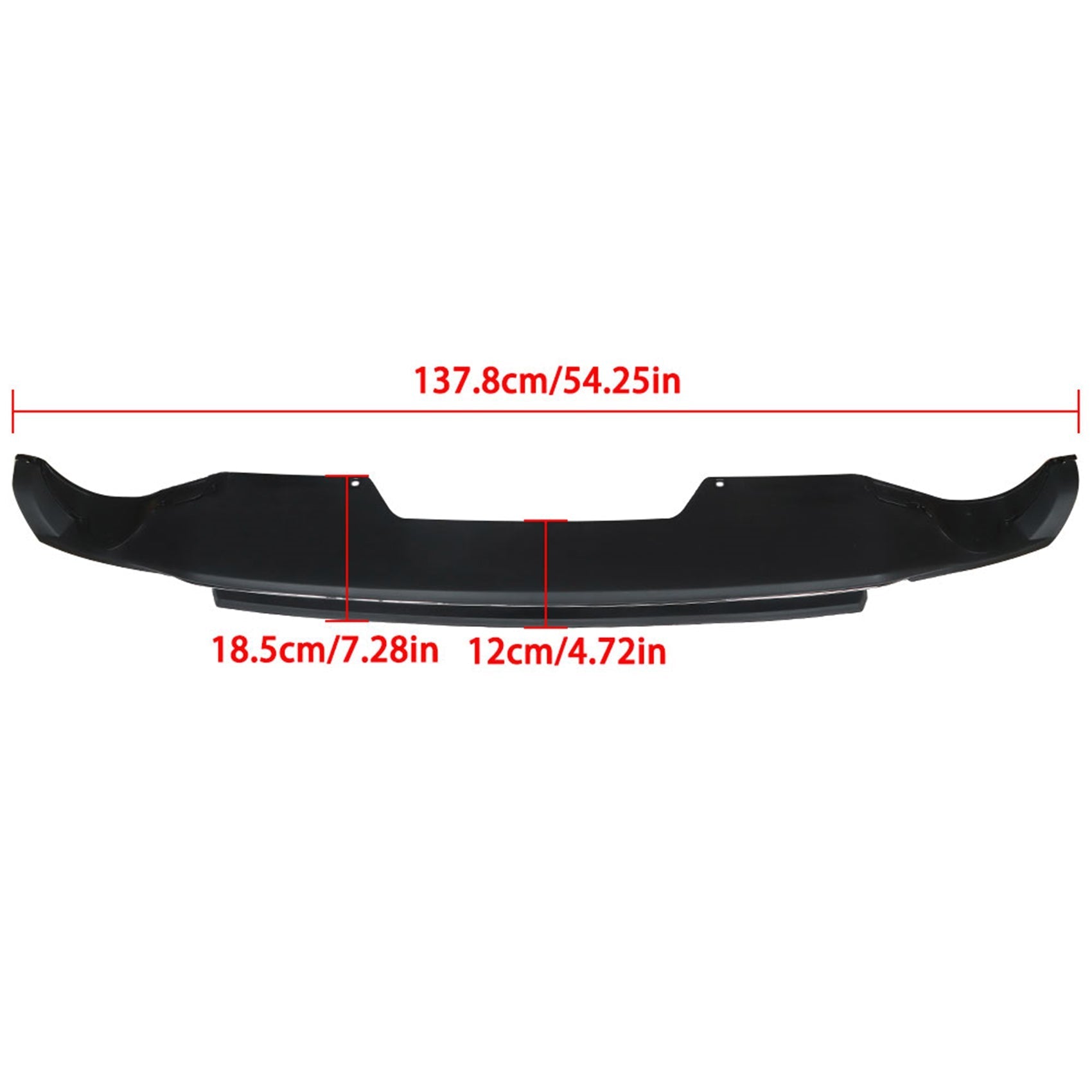 labwork New Plastic Black Chrome Rear Lower Bumper Valance Replacement for 2013 2014 2015 Honda Accord 71510T2GA00 HO1195106 Lab Work Auto