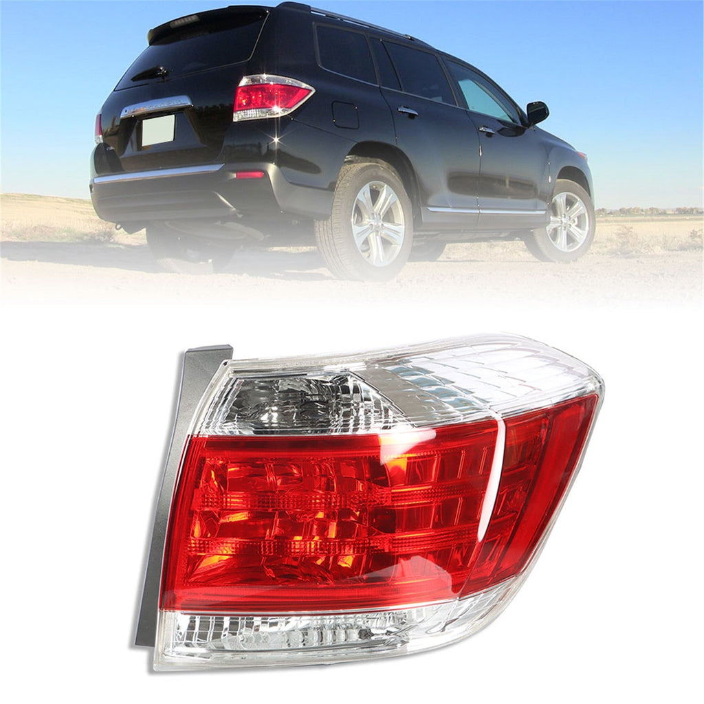 labwork Passenger Side Tail Light Replacement for 2011-2013 Toyota Highlander Rear Tail Light Lamp Assembly Right side RH 815500E070 TO2801185 Lab Work Auto