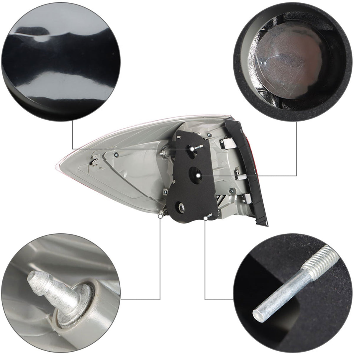 labwork Passenger Side Tail Light Replacement for 2011-2013 Toyota Highlander Rear Tail Light Lamp Assembly Right side RH 815500E070 TO2801185 Lab Work Auto