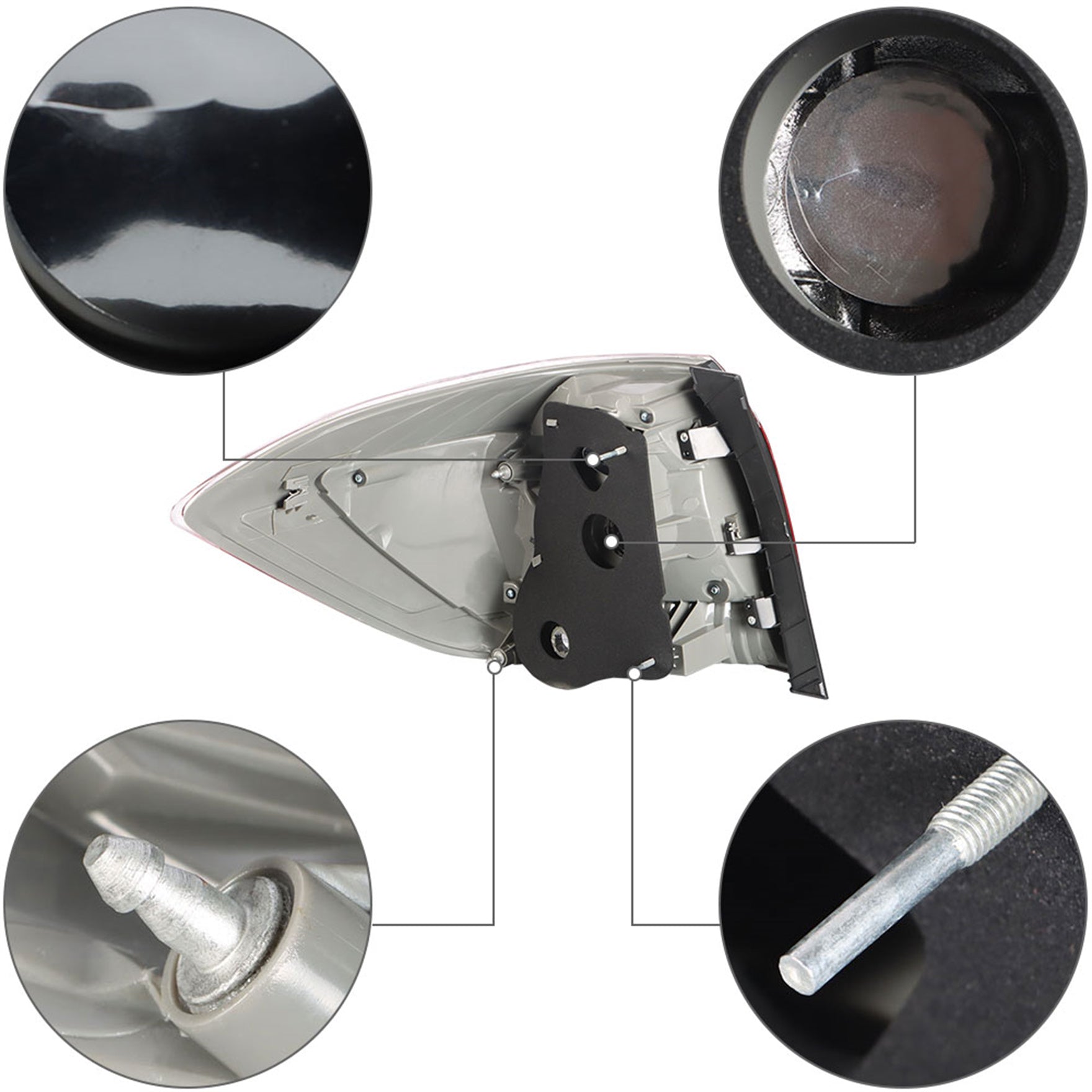 labwork Passenger Side Tail Light Replacement for 2011-2013 Toyota Highlander Rear Tail Light Lamp Assembly Right side RH 815500E070 TO2801185 Lab Work Auto