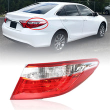 Load image into Gallery viewer, labwork Passenger Side Tail Light for 2015 2016 2017 Toyota Camry Rear Outer Tail Light Lamp Assembly TO2805121 8155006640 RH Right Side Lab Work Auto