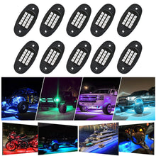 Load image into Gallery viewer, labwork RGB LED Bluetooth APP Rock Lights Kit ATV Underbody Neon Music Light - Lab Work Auto