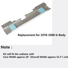 Load image into Gallery viewer, labwork Radiator Support Mirror Stainless Steel Bead Rolled For 1979/1780-1988 G-Body Lab Work Auto