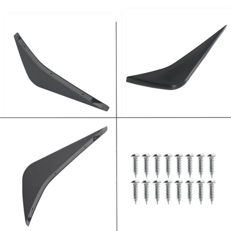 labwork Rear Bumper Lower Air Diffuser Fin For 2014-2019 Chevrolet Corvette C7 Lab Work Auto