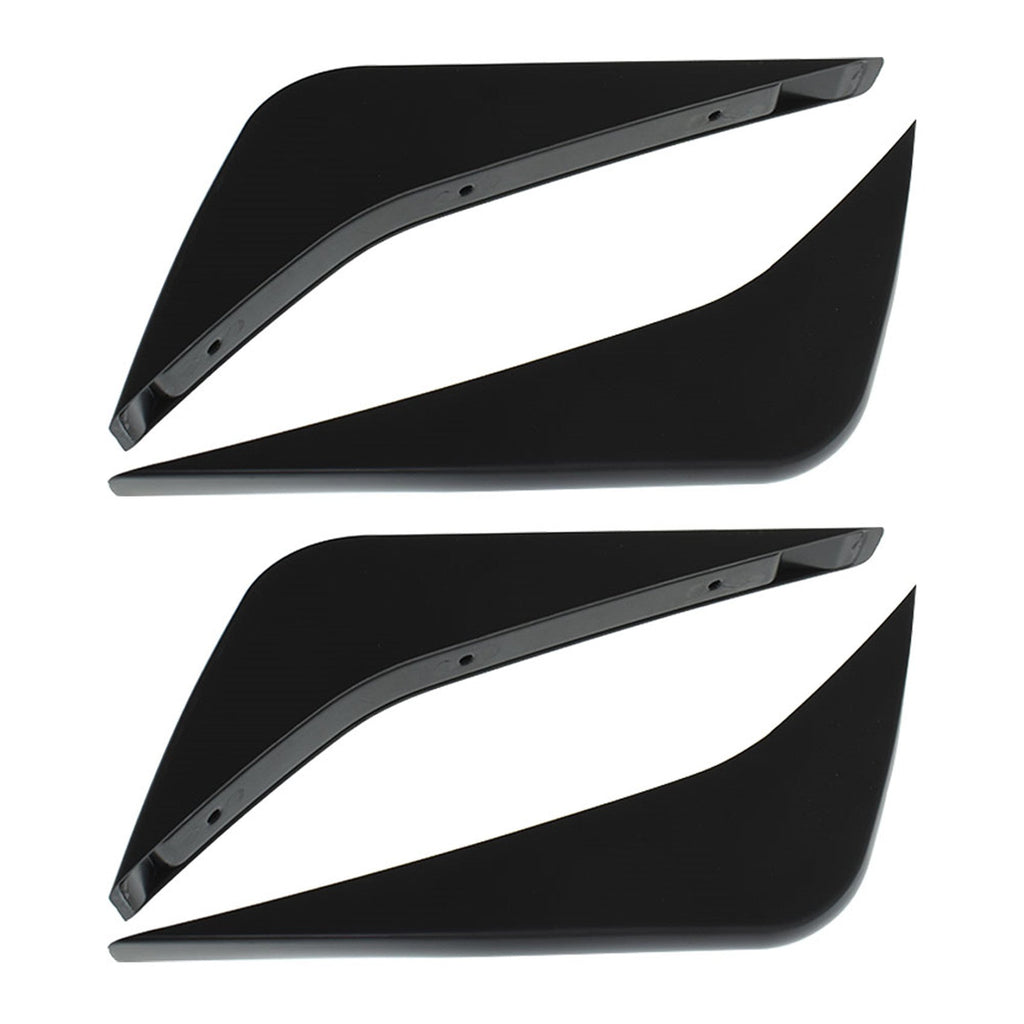 labwork Rear Bumper Lower Air Diffuser Fin For 2014-2019 Chevrolet Corvette C7 Lab Work Auto