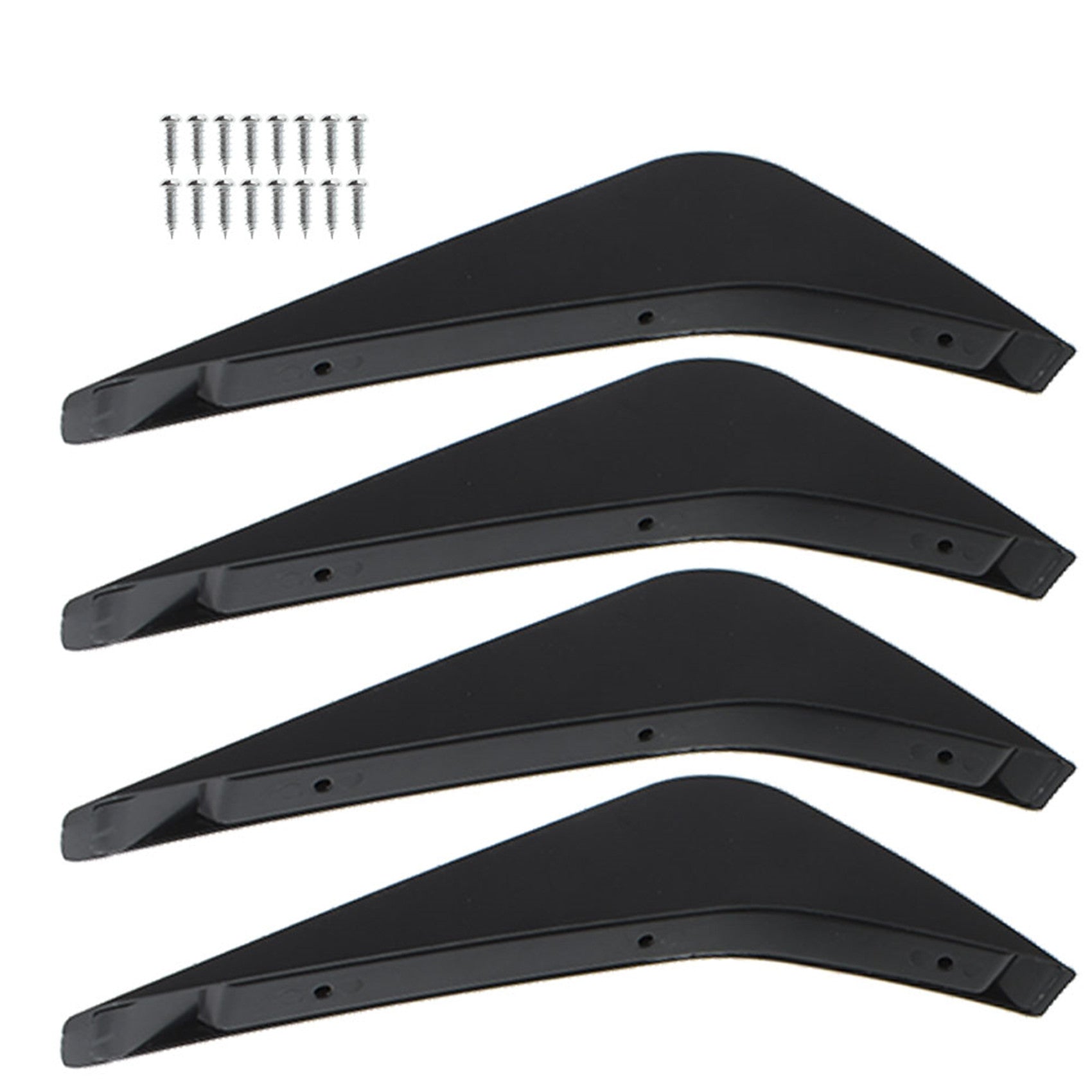labwork Rear Bumper Lower Air Diffuser Fin For 2014-2019 Chevrolet Corvette C7 Lab Work Auto