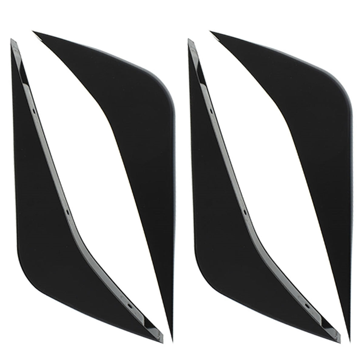 labwork Rear Bumper Lower Air Diffuser Fin For 2014-2019 Chevrolet Corvette C7 Lab Work Auto