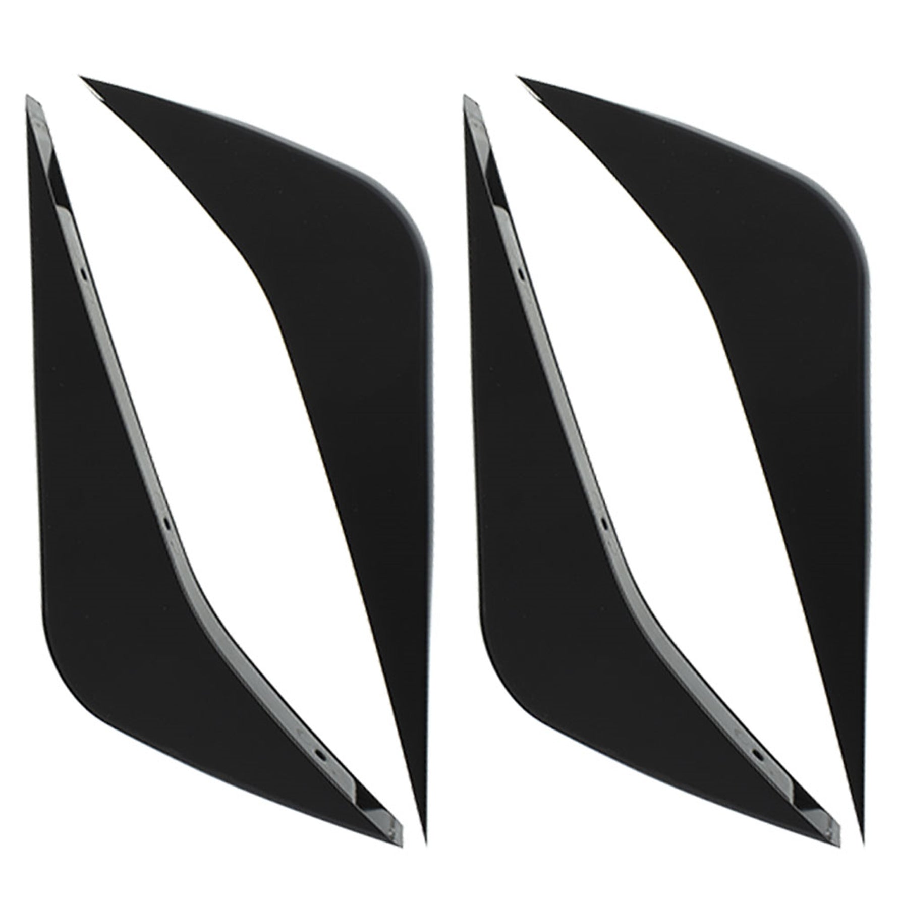 labwork Rear Bumper Lower Air Diffuser Fin For 2014-2019 Chevrolet Corvette C7 Lab Work Auto