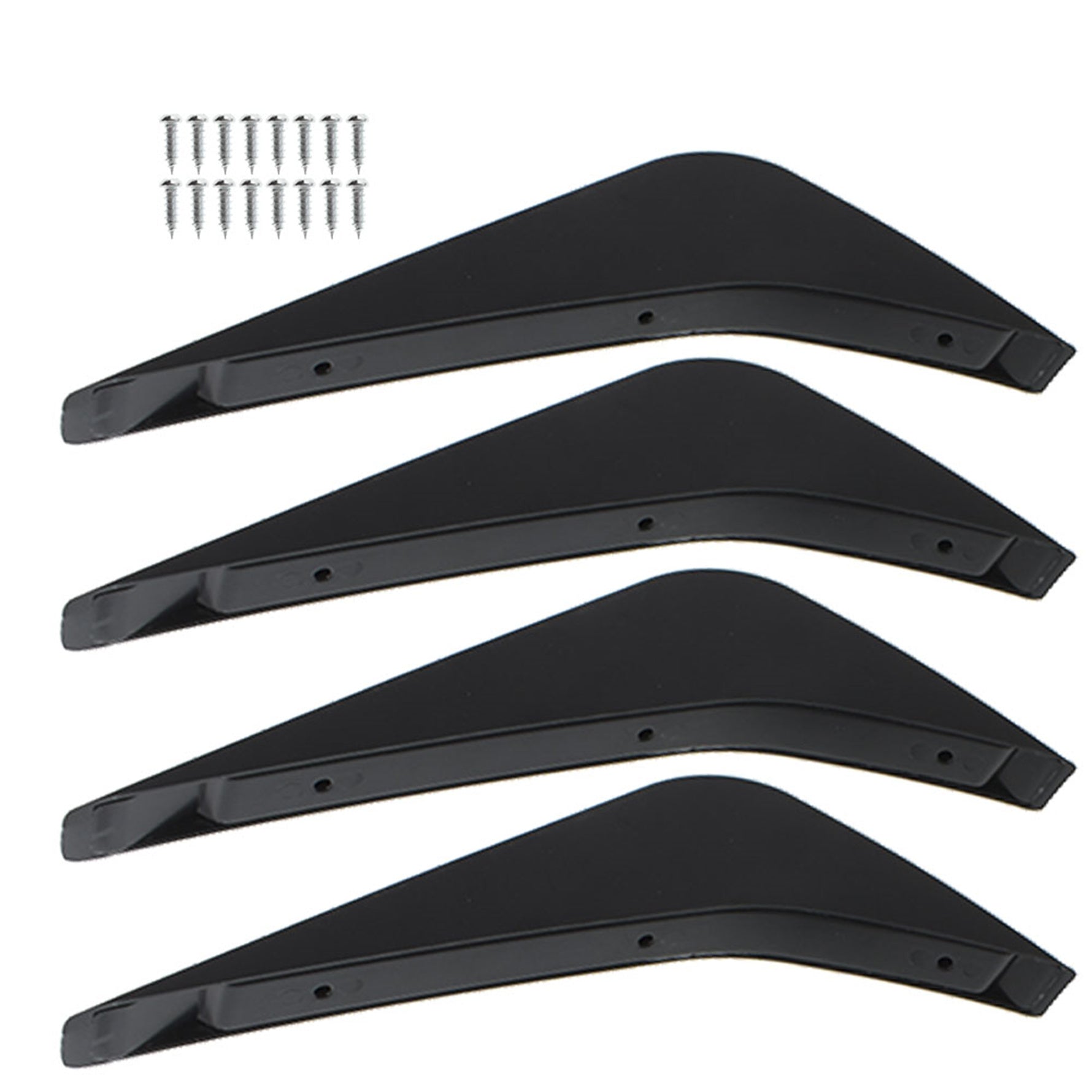 labwork Rear Bumper Lower Air Diffuser Fin For 2014-2019 Chevrolet Corvette C7 Lab Work Auto
