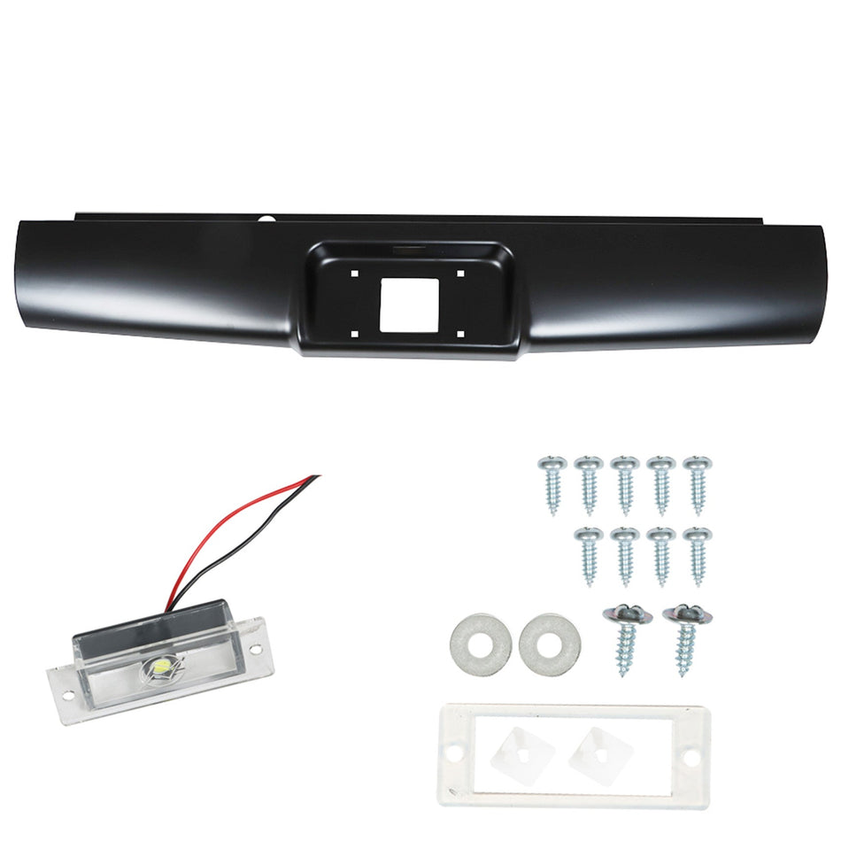 labwork Rear Steel Bumper Roll Pan Replacement for Chevy Colorado 2004-2012 Primed 05 06 07 08 09 10 11 Lab Work Auto