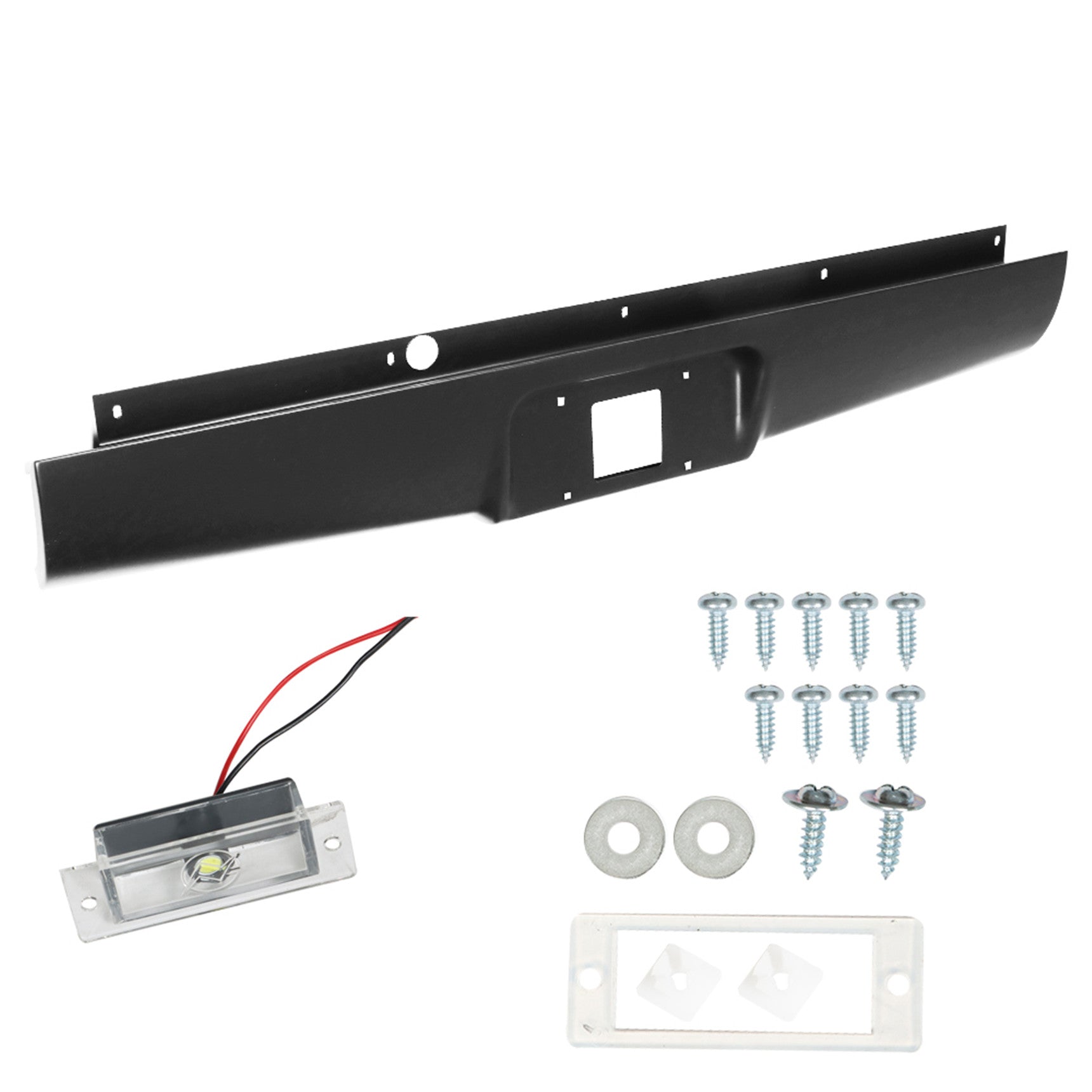 labwork Rear Steel Bumper Roll Pan Replacement for Chevy Colorado 2004-2012 Primed 05 06 07 08 09 10 11 Lab Work Auto
