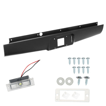 labwork Rear Steel Bumper Roll Pan Replacement for Chevy Colorado 2004-2012 Primed 05 06 07 08 09 10 11 Lab Work Auto