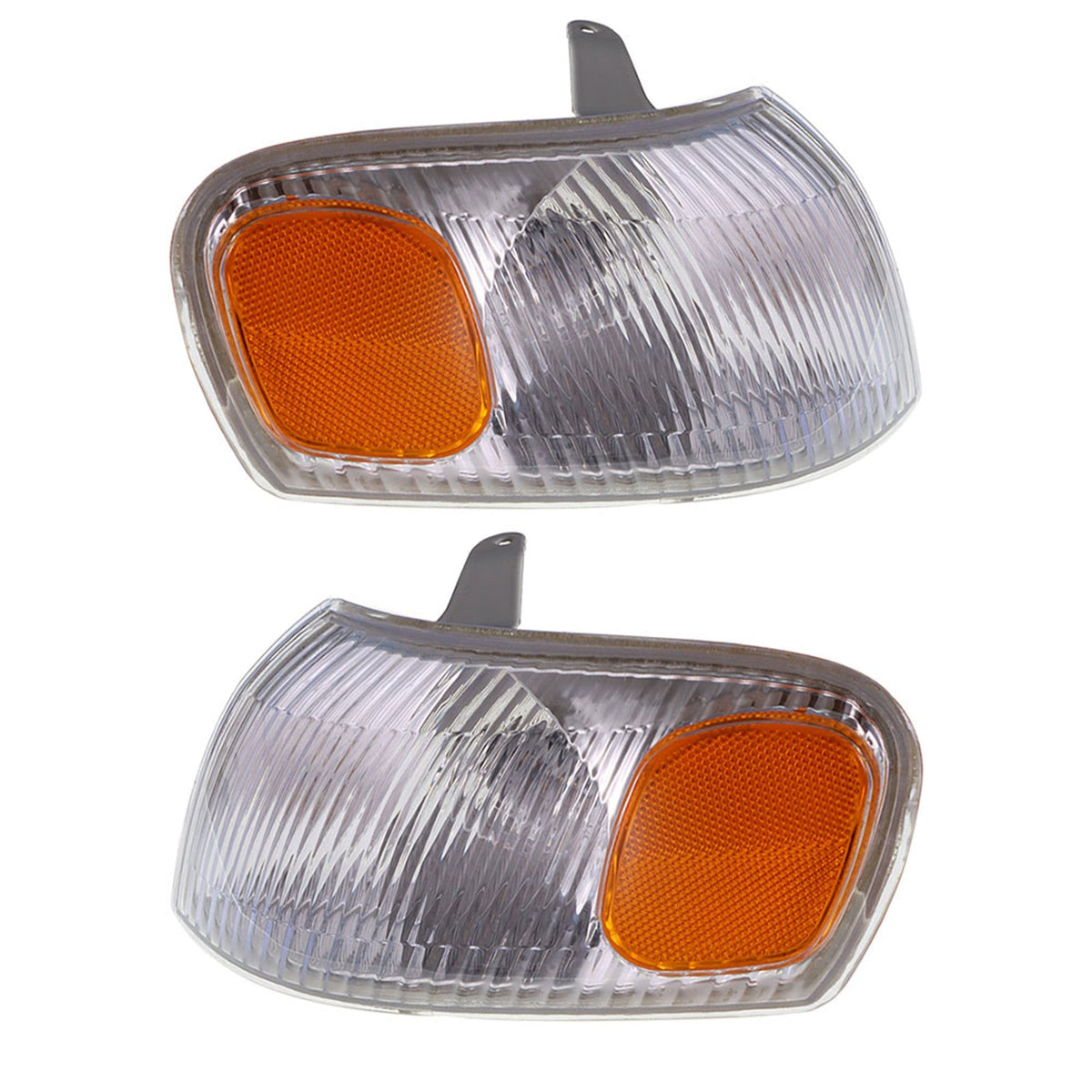 labwork Replacement for TY Corolla 1998 1999 2000 Rearview Mirror, Reverse Mirror LED Turn Signal Corner Light Left + Right 2 Pcs Set Lab Work Auto 