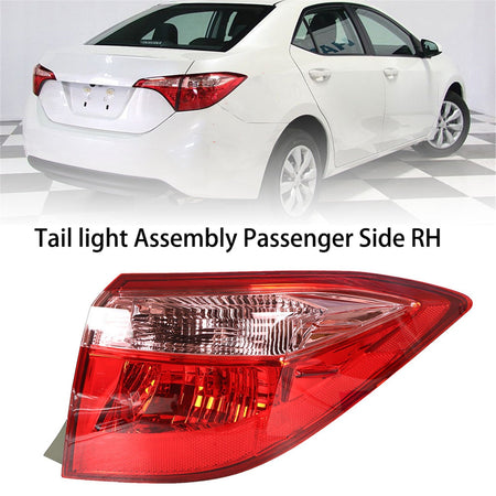 labwork Right Passenger Side RH Tail Light Assembly Replacement for 2017-2019 Toyota Corolla CE/L/LE/LE ECO Models TO2805130 8155002B00 Lab Work Auto