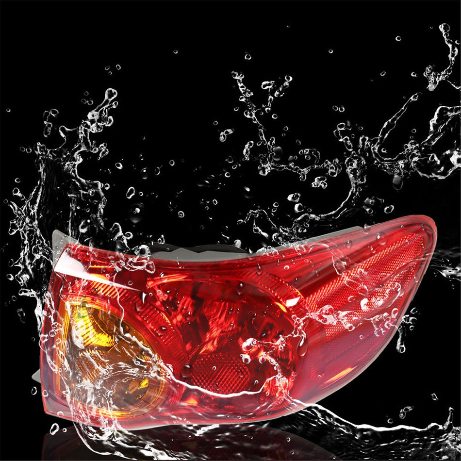 labwork Right Passenger Side RH Tail Light Lamp Assembly Replacement for 2009 2010 Toyota Corolla Outer Rear 8155002460 TO2801175 Lab Work Auto