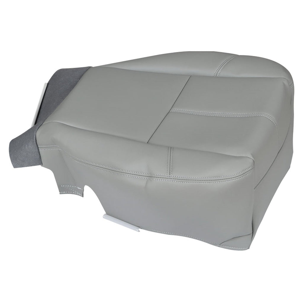 labwork Seat Cover Driver Bottom Leatherette Gray For 07-13 Chevy Silverado 1500 Lab Work Auto