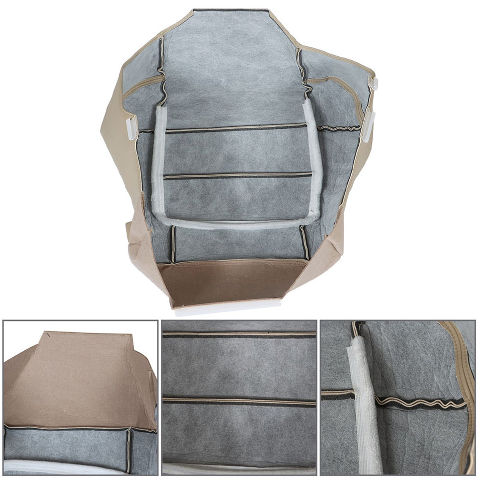 labwork Seat Cover Leatherette Driver Bottom For 02-07 Ford F250 F350 Super Duty Lab Work Auto