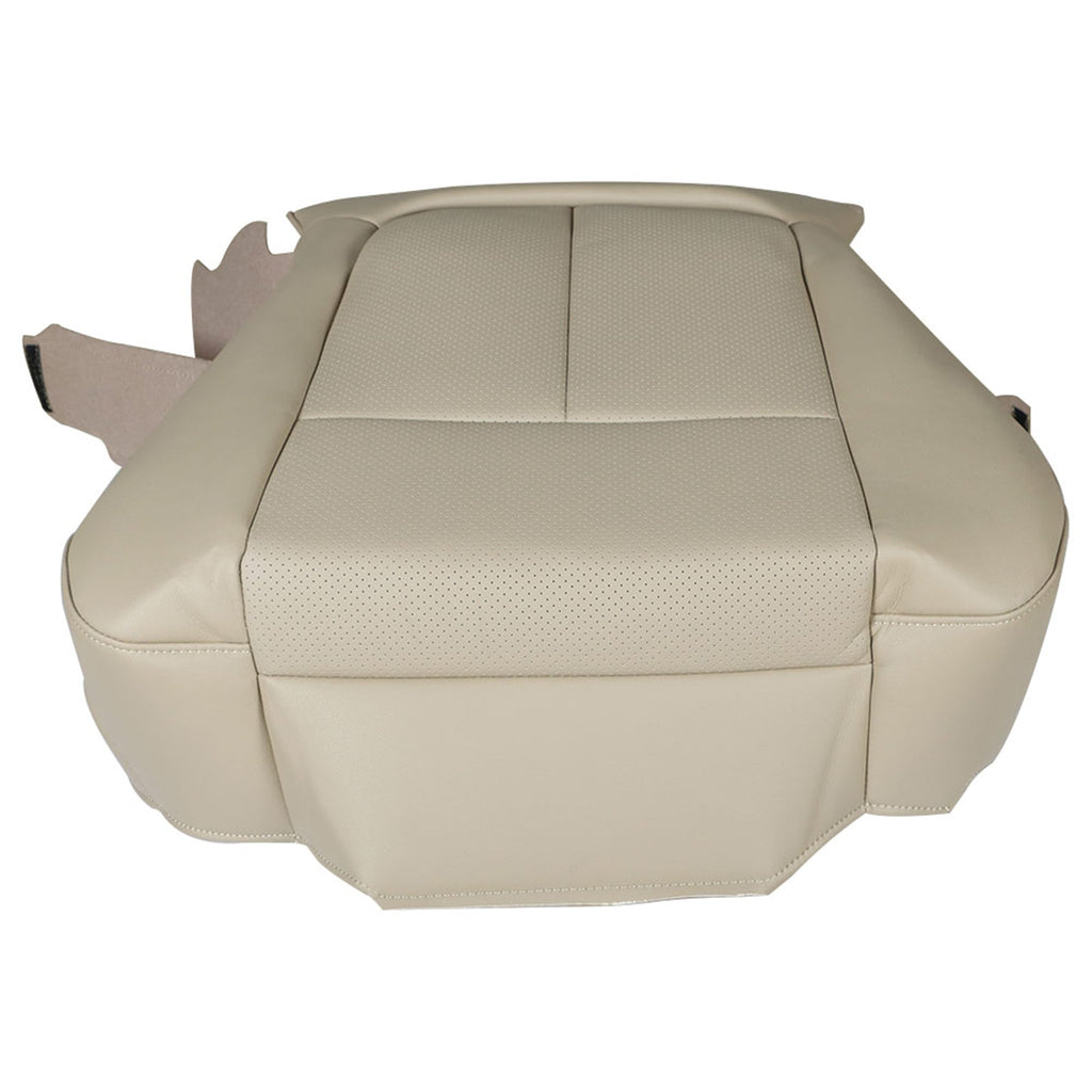 labwork Seat Leatherette Cover Driver Bottom For 2011-2014 Ford F150 Lariat Tan Lab Work Auto