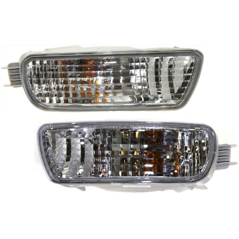 labwork Side Marker Corner Lights Turn Signals Pair Set For 2001-04 Tacoma Truck Lab Work Auto