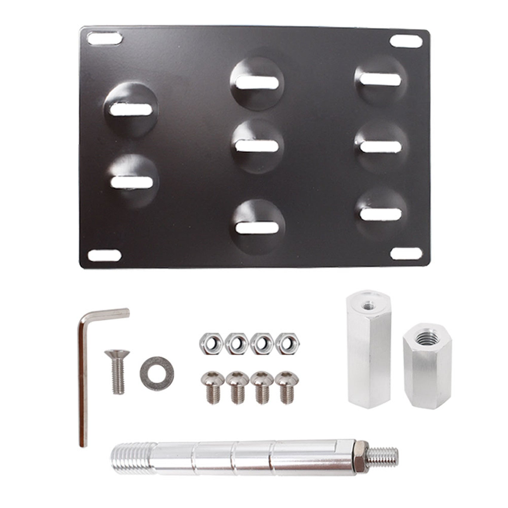 labwork Tow Hook License Plate Bracket For 2010-2020 Mercedes-Benz GLC GLA C E Lab Work Auto