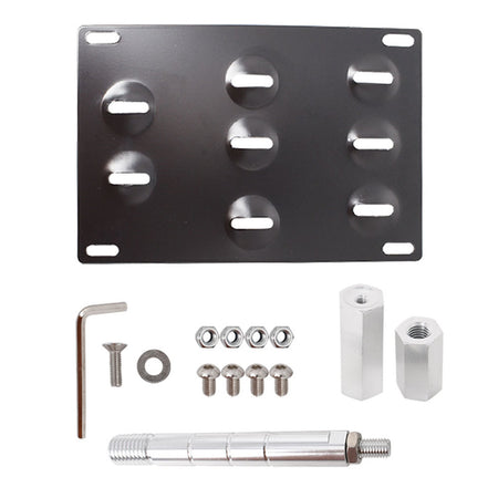 labwork Tow Hook License Plate Bracket For 2010-2020 Mercedes-Benz GLC GLA C E Lab Work Auto