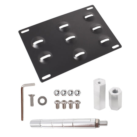 labwork Tow Hook License Plate Bracket For 2010-2020 Mercedes-Benz GLC GLA C E Lab Work Auto