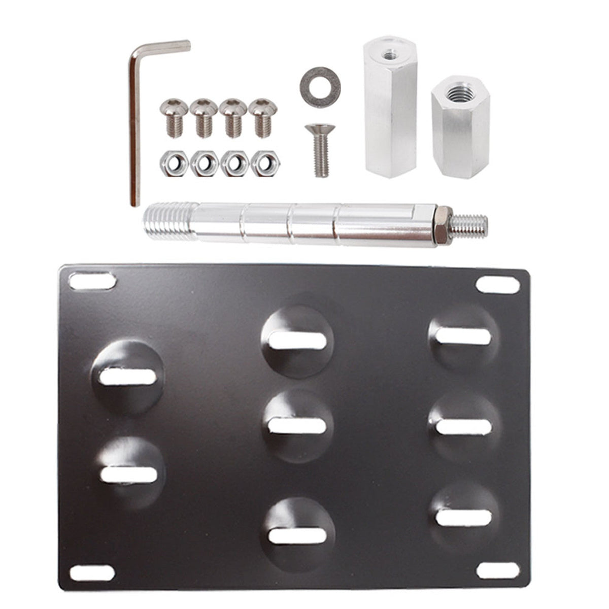 labwork Tow Hook License Plate Bracket For 2010-2020 Mercedes-Benz GLC GLA C E Lab Work Auto