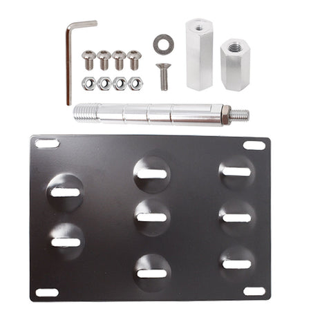 labwork Tow Hook License Plate Bracket For 2010-2020 Mercedes-Benz GLC GLA C E Lab Work Auto