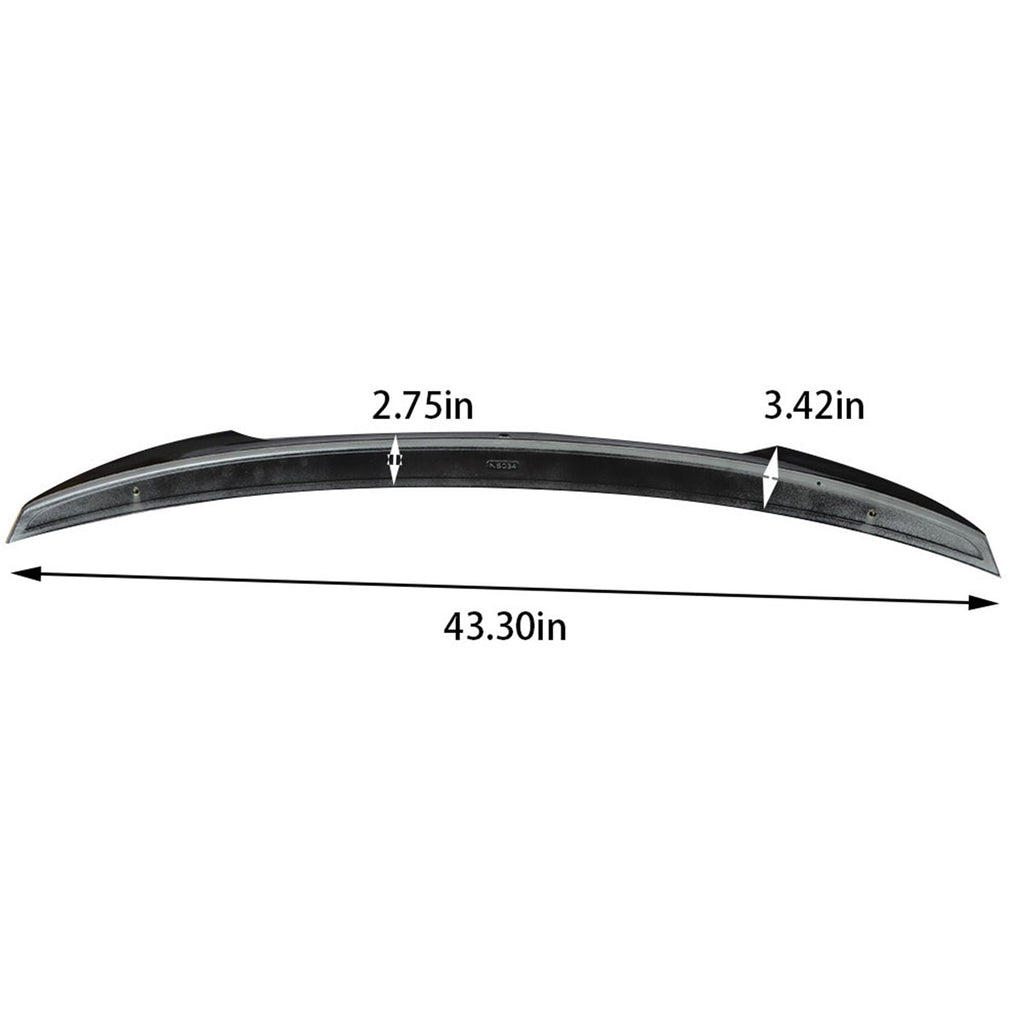 labwork Trunk Lip Spoiler Glossy Black Trunk Spoiler Wing Replacement for Nissan Sentra 2020 2021 Lab Work Auto