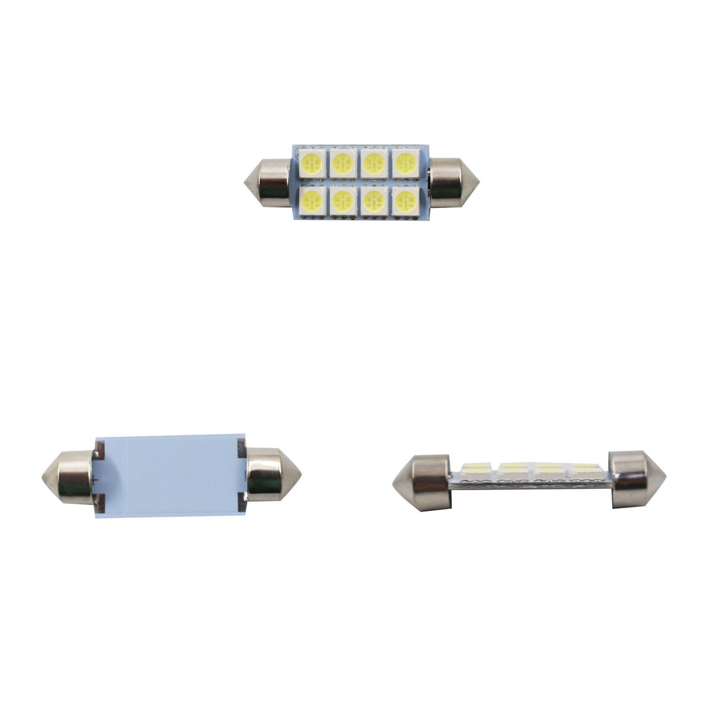 labwork White LED Light Interior Package for T10 31mm 42mm Map Dome License Plate 14pcs Lab Work Auto