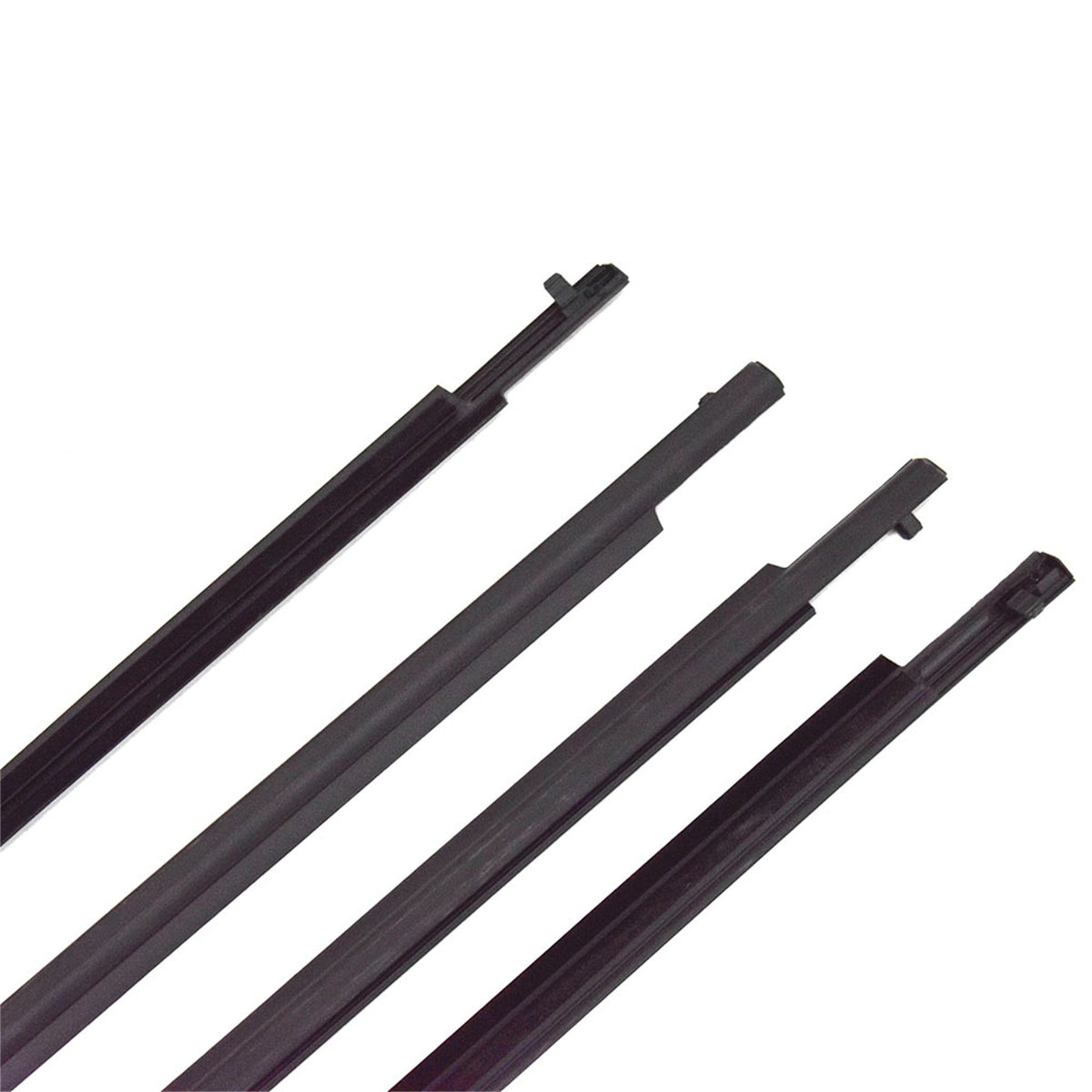 labwork Window Moulding Trim Seal Belt Weatherstrip 4pcs Replacement for 2011 2012 Toyota Corolla Lab Work Auto