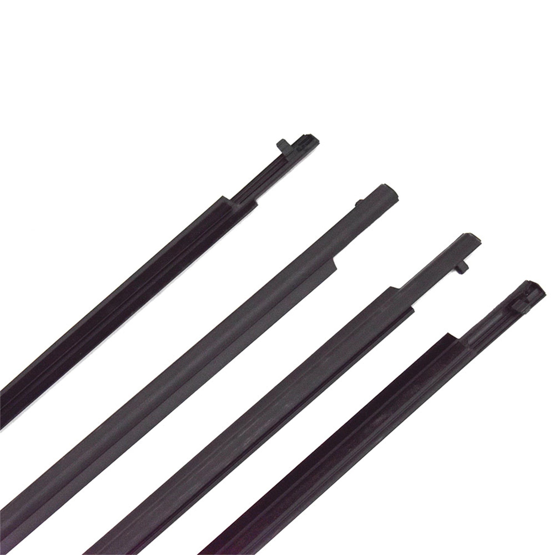 labwork Window Moulding Trim Seal Belt Weatherstrip 4pcs Replacement for 2011 2012 Toyota Corolla Lab Work Auto
