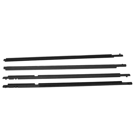labwork Window Moulding Trim Seal Belt Weatherstrip 4pcs Replacement for 2011 2012 Toyota Corolla Lab Work Auto