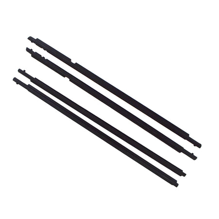labwork Window Moulding Trim Seal Belt Weatherstrip 4pcs Replacement for 2011 2012 Toyota Corolla Lab Work Auto