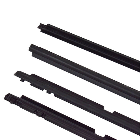 labwork Window Moulding Trim Seal Belt Weatherstrip 4pcs Replacement for 2011 2012 Toyota Corolla Lab Work Auto