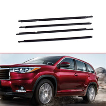 Load image into Gallery viewer, labwork Window Weatherstrip Molded Trim Outer Black For Highlander 2008-2010 Lab Work Auto