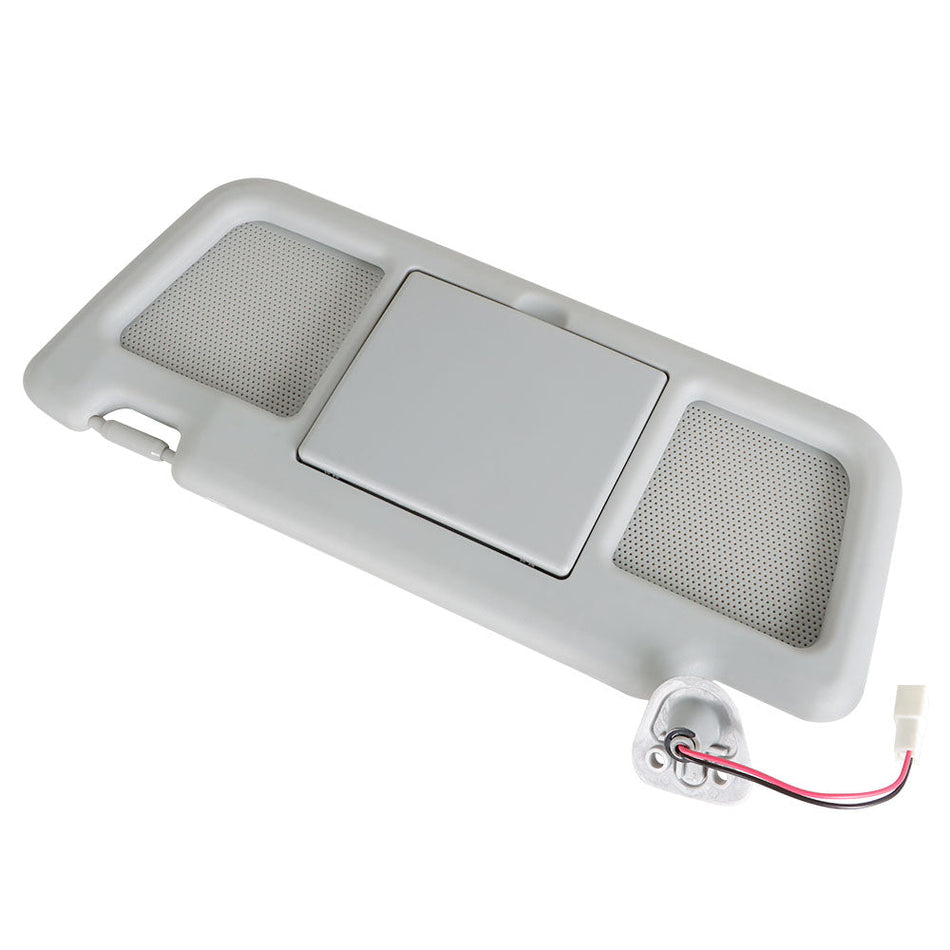labwork With Lights Grey Driver Side Sun Visor For 2004 2005 -2011 Mazda RX-8 Lab Work Auto